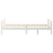 vidaXL Bed Frame without Mattress White 80x200 cm Solid Wood Pine
