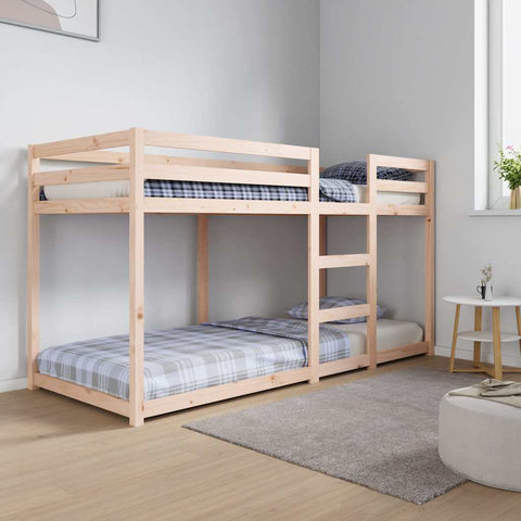 vidaXL Bunk Bed without Mattress 80x200 cm Solid Wood Pine