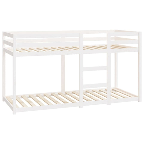 vidaXL Bunk Bed without Mattress White 80x200 cm Solid Wood Pine