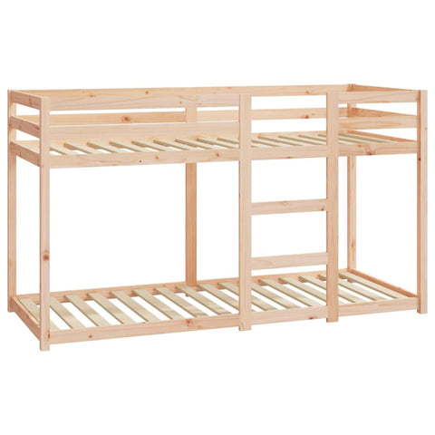 vidaXL Bunk Bed without Mattress 75x190 cm Small Single Solid Wood Pine