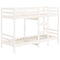 vidaXL Bunk Bed without Mattress White 90x200 cm Solid Wood Pine