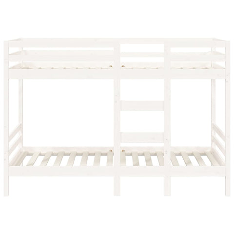 vidaXL Bunk Bed without Mattress White 90x200 cm Solid Wood Pine
