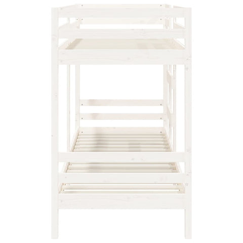 vidaXL Bunk Bed without Mattress White 80x200 cm Solid Wood Pine
