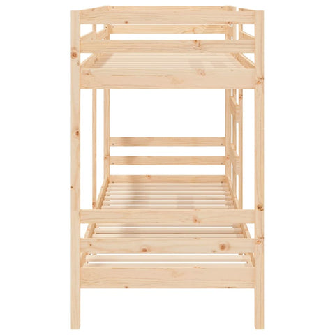 vidaXL Bunk Bed without Mattress 90x190 cm Single Solid Wood Pine