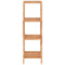 vidaXL Bathroom Shelf 35.5x35.5x112.5 cm Solid Wood Walnut