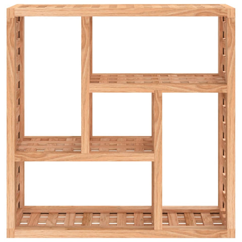 vidaXL Wall Shelf 49x15x49 cm Solid Wood Walnut