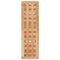 vidaXL Wall Shelf 49x15x49 cm Solid Wood Walnut
