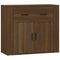 vidaXL Sideboard Brown Oak 80x33x70 cm Engineered Wood