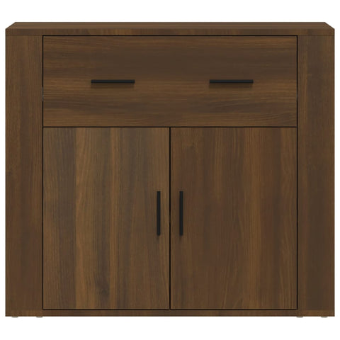 vidaXL Sideboard Brown Oak 80x33x70 cm Engineered Wood