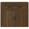 vidaXL Sideboard Brown Oak 80x33x70 cm Engineered Wood