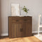 vidaXL Sideboard Brown Oak 80x33x70 cm Engineered Wood