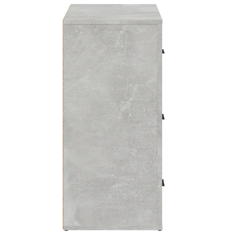 vidaXL Sideboard Concrete Grey 80x33x70 cm Engineered Wood