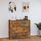 vidaXL Sideboard Smoked Oak 80x33x70 cm Engineered Wood