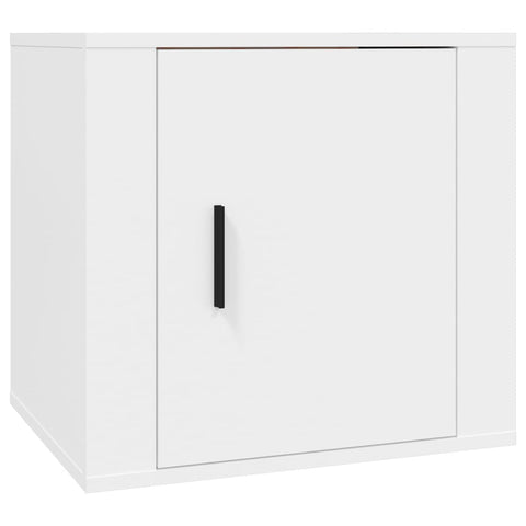 vidaXL Bedside Cabinets 2 pcs White 50x39x47 cm