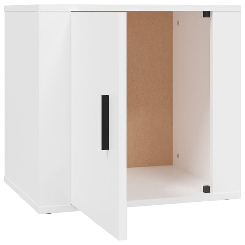 vidaXL Bedside Cabinets 2 pcs White 50x39x47 cm