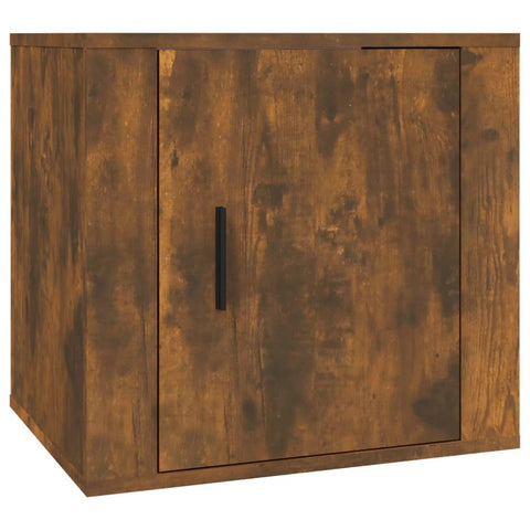 vidaXL Bedside Cabinet Smoked Oak 50x39x47 cm