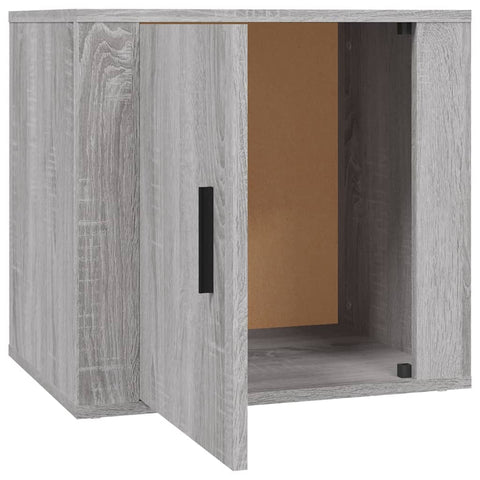 vidaXL Bedside Cabinet Grey Sonoma 50x39x47 cm