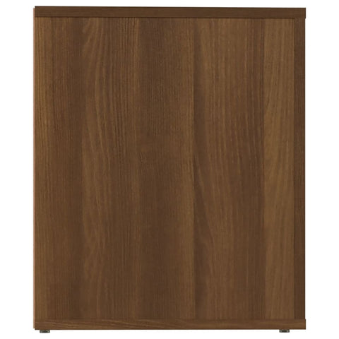 vidaXL Bedside Cabinet Brown Oak 50x39x47 cm