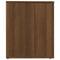 vidaXL Bedside Cabinet Brown Oak 50x39x47 cm