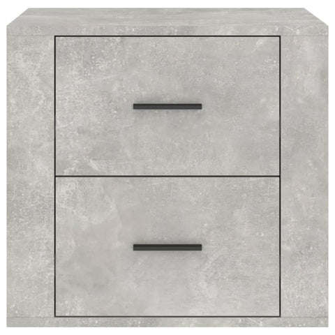 vidaXL Bedside Cabinet Concrete Grey 50x39x47 cm