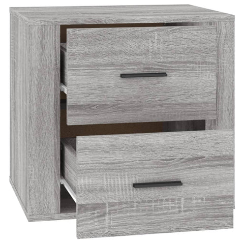 vidaXL Bedside Cabinet Grey Sonoma 50x39x47 cm