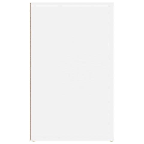 vidaXL Bedside Cabinet White 50x36x60 cm Engineered Wood