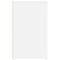 vidaXL Bedside Cabinet White 50x36x60 cm Engineered Wood
