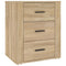 vidaXL Bedside Cabinet Sonoma Oak 50x36x60 cm Engineered Wood