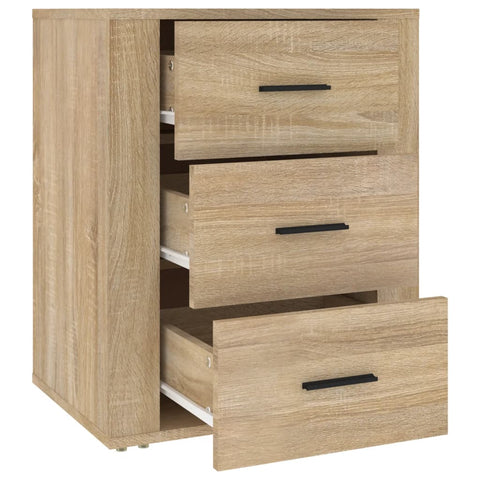 vidaXL Bedside Cabinet Sonoma Oak 50x36x60 cm Engineered Wood