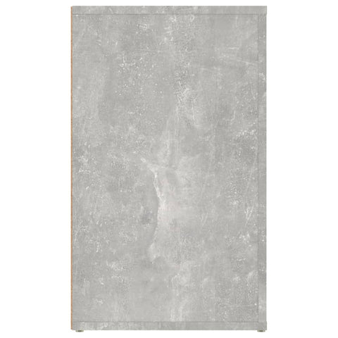 vidaXL Bedside Cabinet Concrete Grey 50x36x60 cm Engineered Wood