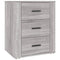 vidaXL Bedside Cabinet Grey Sonoma 50x36x60 cm Engineered Wood