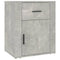 vidaXL Bedside Cabinet Concrete Grey 50x36x60 cm Engineered Wood