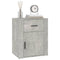 vidaXL Bedside Cabinet Concrete Grey 50x36x60 cm Engineered Wood