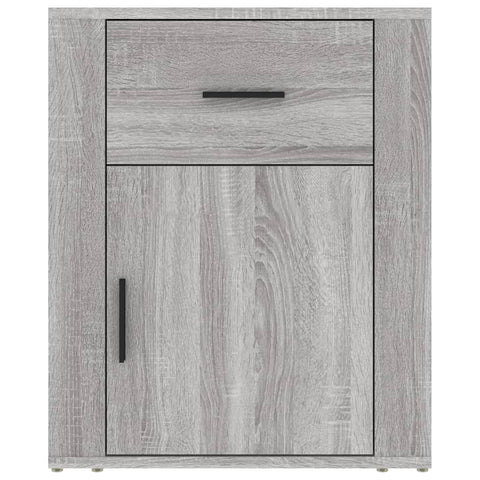 vidaXL Bedside Cabinet Grey Sonoma 50x36x60 cm Engineered Wood