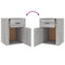 vidaXL Bedside Cabinet Grey Sonoma 50x36x60 cm Engineered Wood