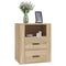 vidaXL Bedside Cabinet Sonoma Oak 50x36x60 cm Engineered Wood