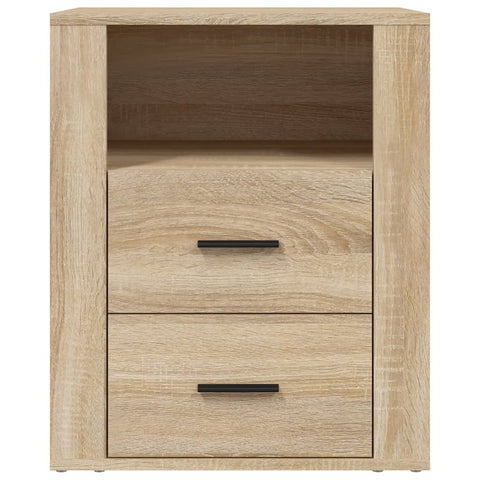 vidaXL Bedside Cabinet Sonoma Oak 50x36x60 cm Engineered Wood