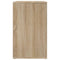 vidaXL Bedside Cabinet Sonoma Oak 50x36x60 cm Engineered Wood