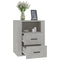 vidaXL Bedside Cabinet Concrete Grey 50x36x60 cm Engineered Wood