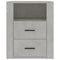 vidaXL Bedside Cabinet Concrete Grey 50x36x60 cm Engineered Wood