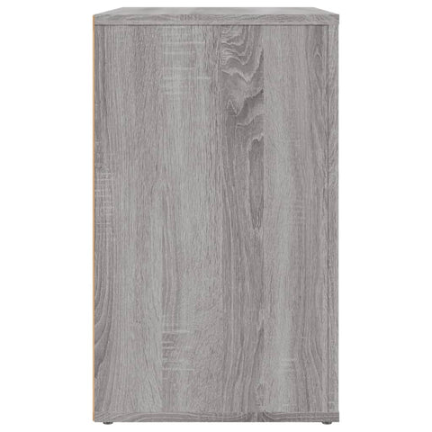 vidaXL Bedside Cabinet Grey Sonoma 50x36x60 cm Engineered Wood