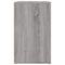 vidaXL Bedside Cabinet Grey Sonoma 50x36x60 cm Engineered Wood