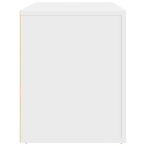 vidaXL Bedside Cabinet White 60x36x45 cm Engineered Wood