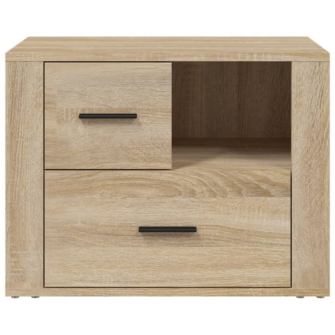 vidaXL Bedside Cabinet Sonoma Oak 60x36x45 cm Engineered Wood
