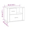 vidaXL Bedside Cabinet Sonoma Oak 60x36x45 cm Engineered Wood