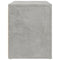 vidaXL Bedside Cabinet Concrete Grey 60x36x45 cm Engineered Wood