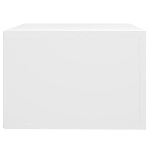 vidaXL Wall-mounted Bedside Cabinet White 50x36x25 cm