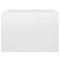 vidaXL Wall-mounted Bedside Cabinets 2 pcs High Gloss White 50x36x25cm