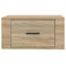 vidaXL Wall-mounted Bedside Cabinets 2 pcs Sonoma Oak 50x36x25 cm
