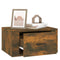 vidaXL Wall-mounted Bedside Cabinets 2 pcs Smoked Oak 50x36x25 cm
